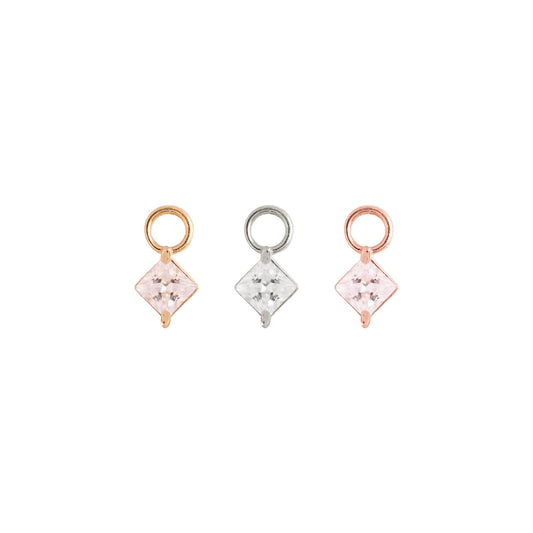 Charm 2mm Prong