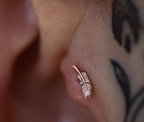 Right Curved Small Feather