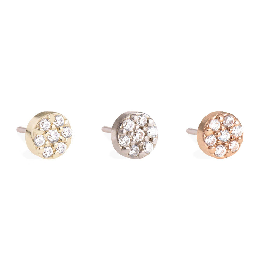CZ Pave Disk