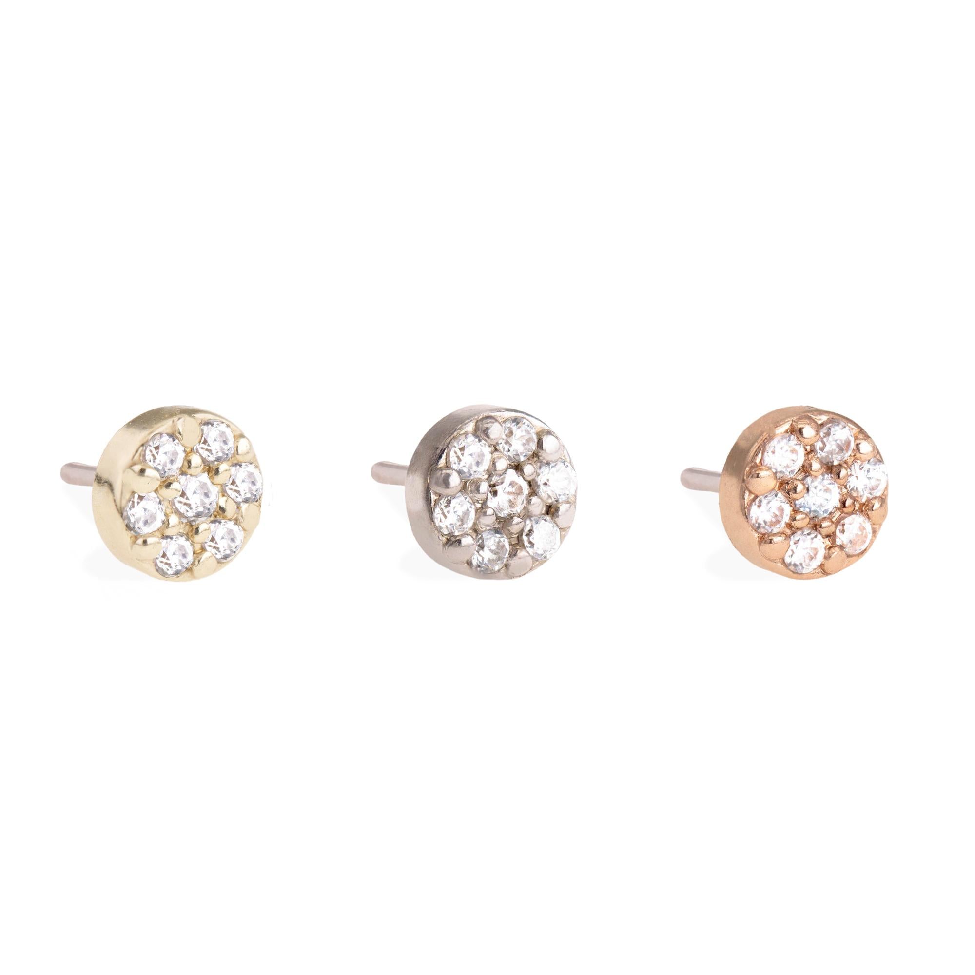 CZ Pave Disk