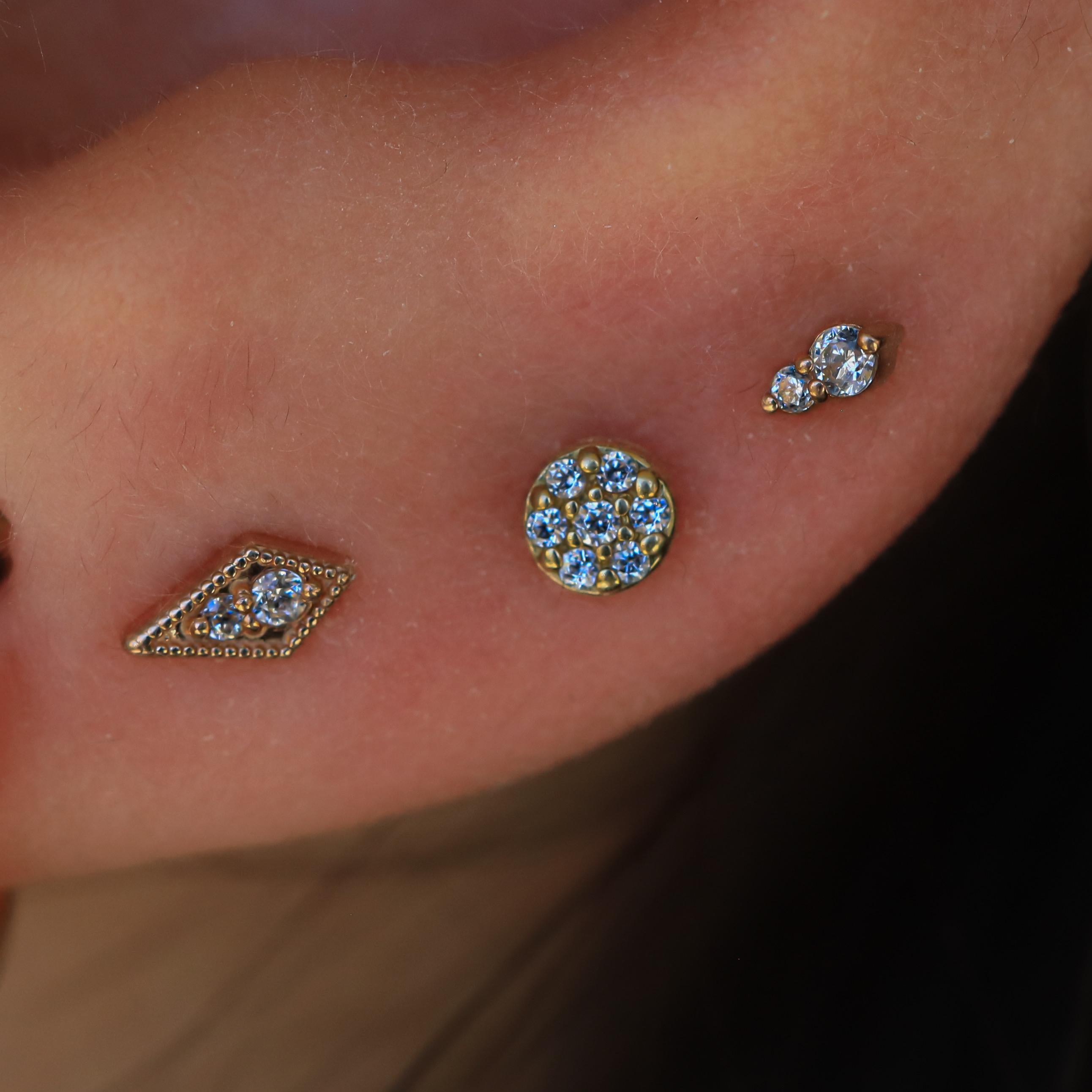 CZ Pave Disk