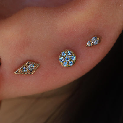 CZ Pave Disk