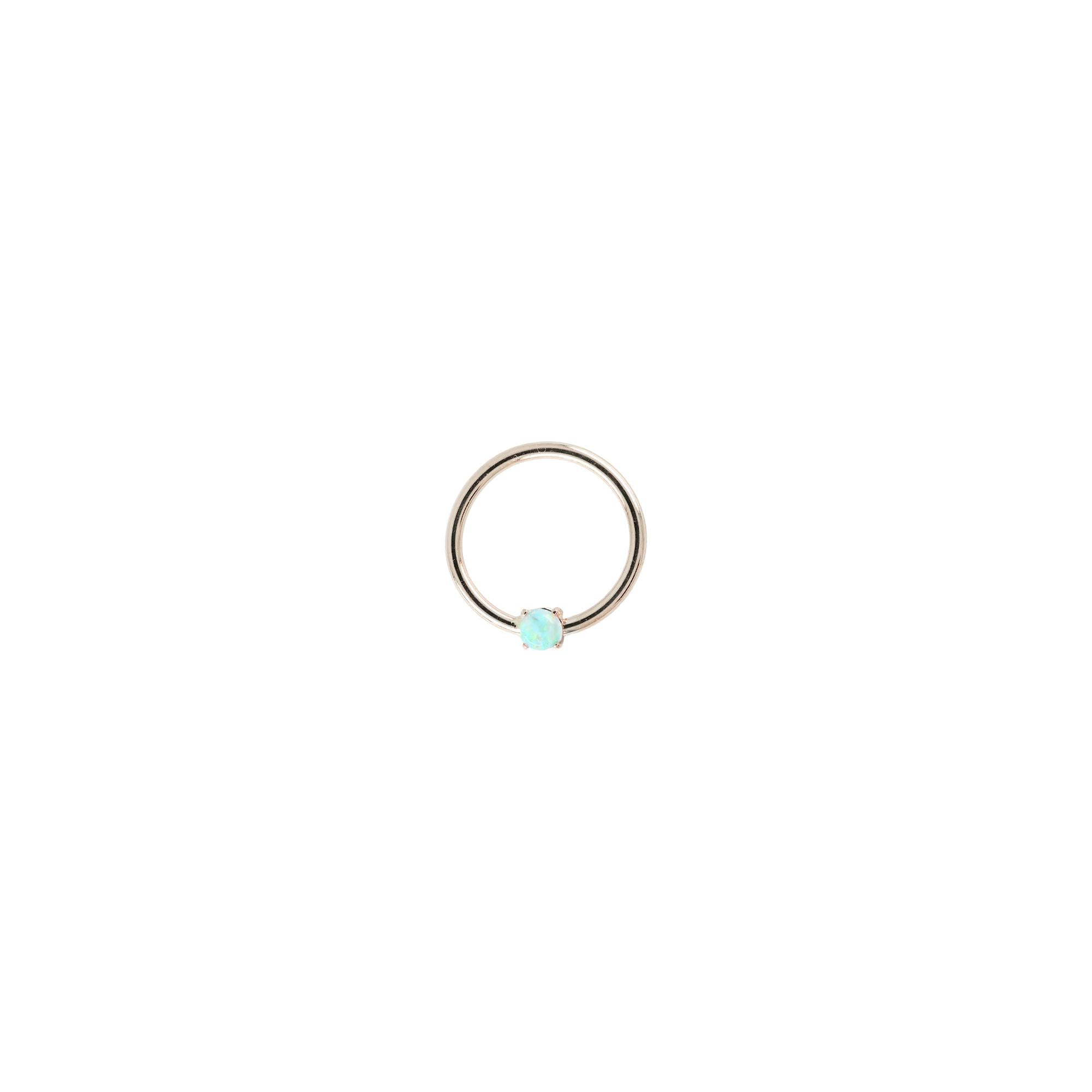 18G Fixed 3/8 Gem Seam Rings
