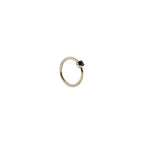 18G Fixed 3/8 Gem Seam Rings