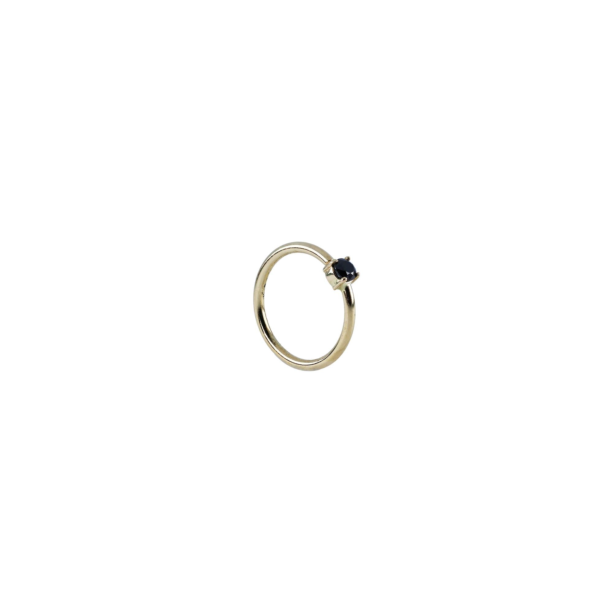18G Fixed 3/8 Gem Seam Rings