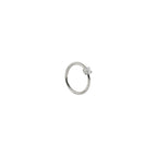 18G Fixed 3/8 Gem Seam Rings