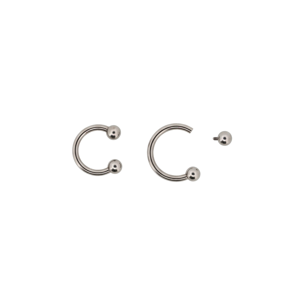 Threaded Circular Barbell & Threaded Ball Ends Set