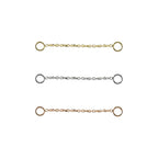 Small Diamond Cut Rolo Chain