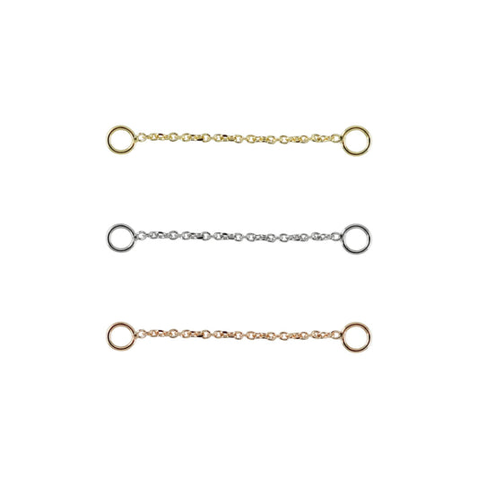 Small Diamond Cut Rolo Chain