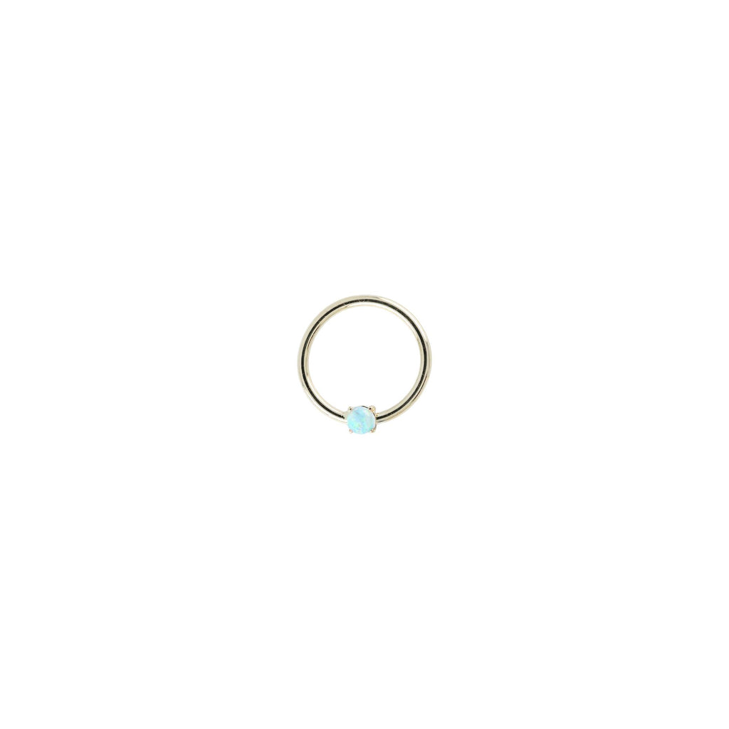 18G Fixed 5/16 Gem Seam Rings