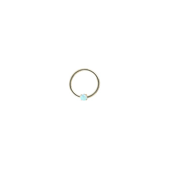 18G Fixed 3/8 Gem Seam Rings