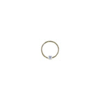 18G Fixed 3/8 Gem Seam Rings