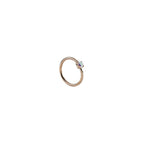 18G Fixed 3/8 Gem Seam Rings