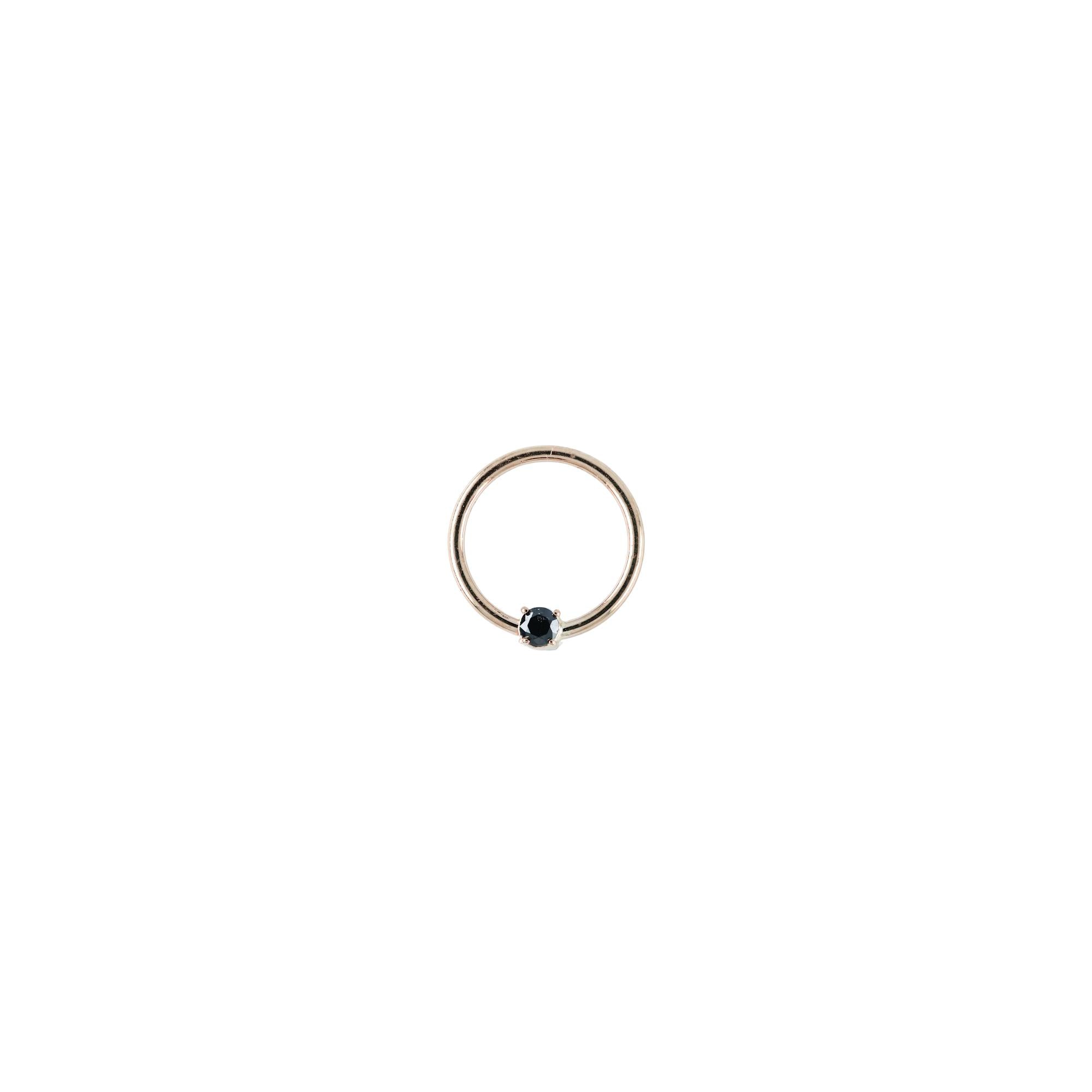 18G Fixed 3/8 Gem Seam Rings