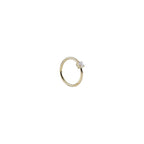18G Fixed 3/8 Gem Seam Rings