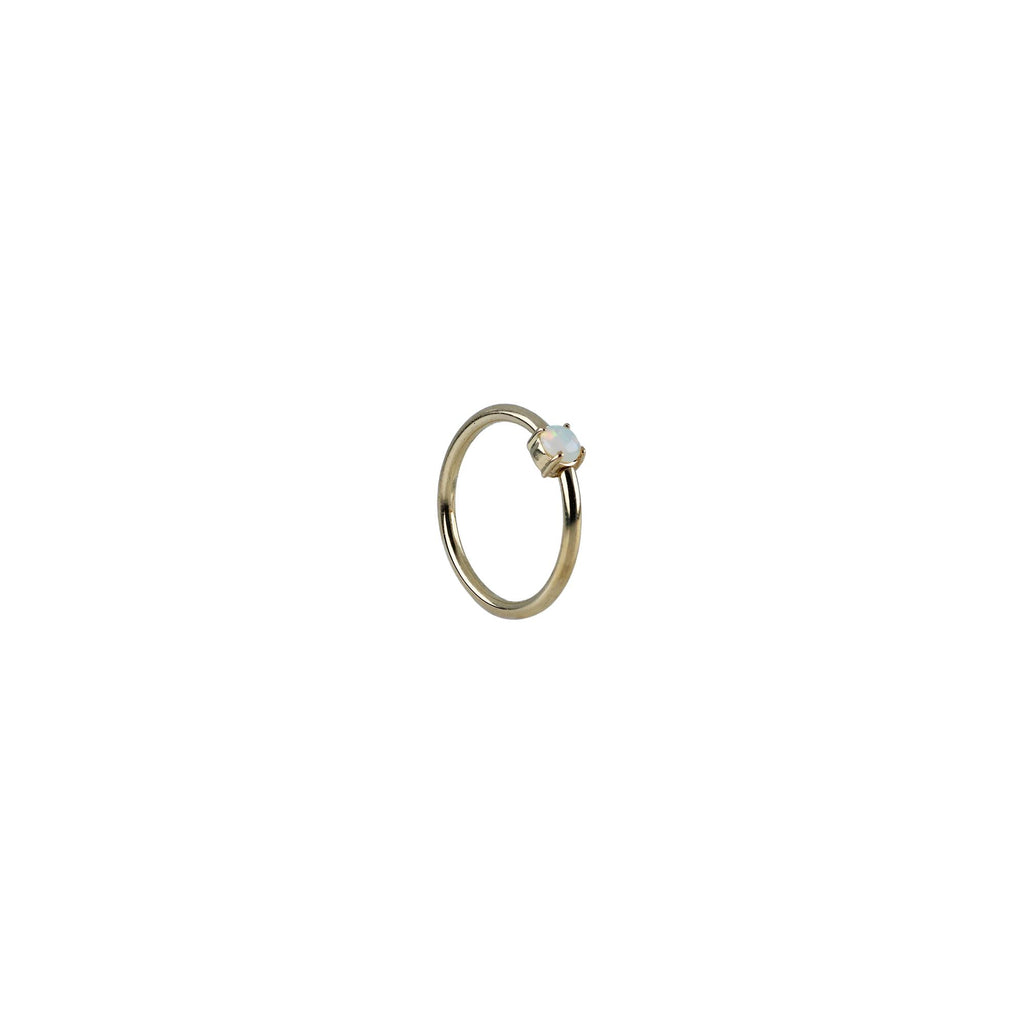 18G Fixed 3/8 Gem Seam Rings