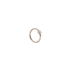 18G Fixed 3/8 Gem Seam Rings