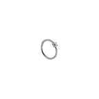 18G Fixed 3/8 Gem Seam Rings