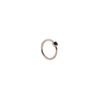 18G Fixed 3/8 Gem Seam Rings