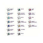 Titanium CZ Bezel Twinkle Star - 5mm- 1.5mm Gem