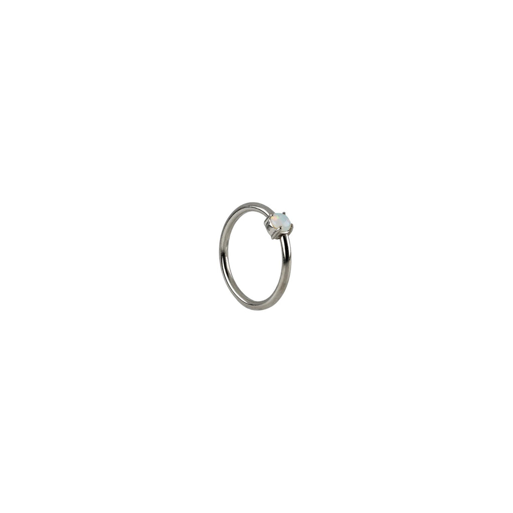 18G Fixed 3/8 Gem Seam Rings