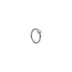 18G Fixed 3/8 Gem Seam Rings