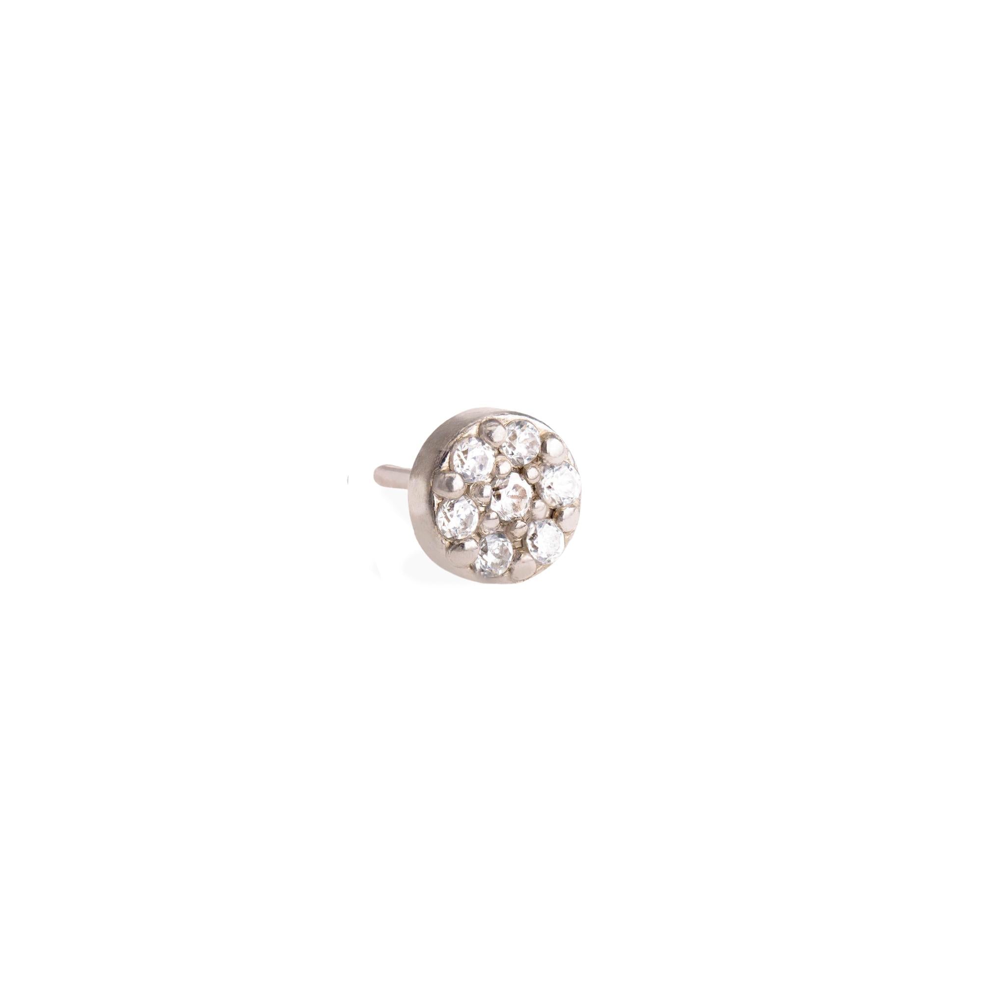CZ Pave Disk