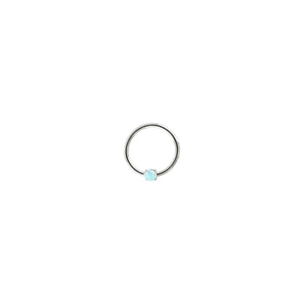 18G Fixed 3/8 Gem Seam Rings