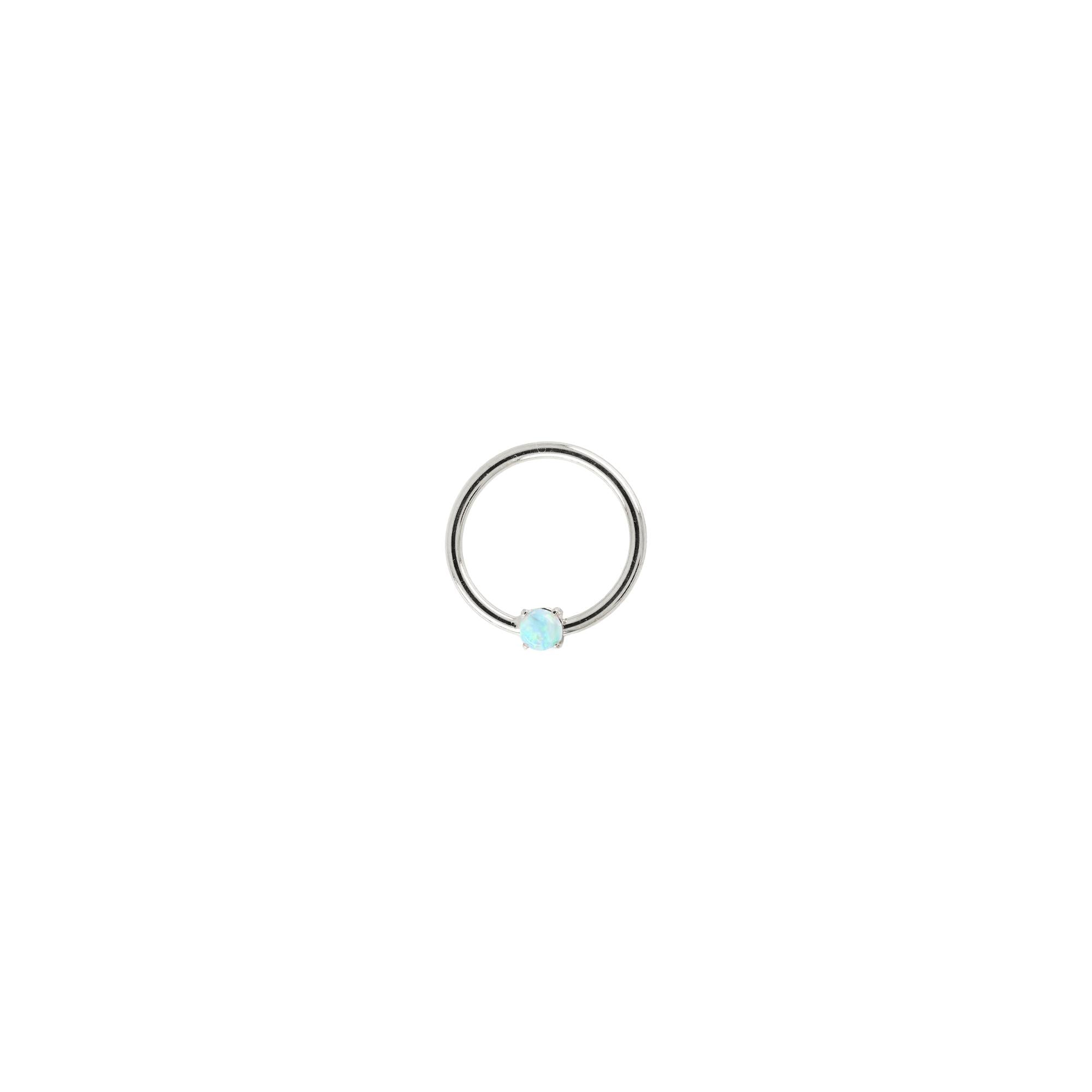 18G Fixed 3/8 Gem Seam Rings