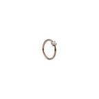 18G Fixed 3/8 Gem Seam Rings